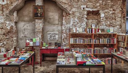 Librer&iacute;a Calders, en el Pasaje Calders de Barcelona.