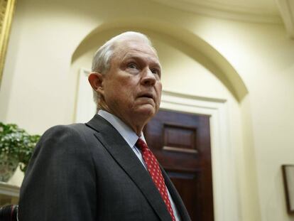 El fiscal general de Estados Unidos, Jeff Sessions.