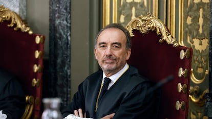 El presidente de la Sala Segunda de lo Penal del Supremo, Manuel Marchena, en el alto tribunal en octubre de 2024.