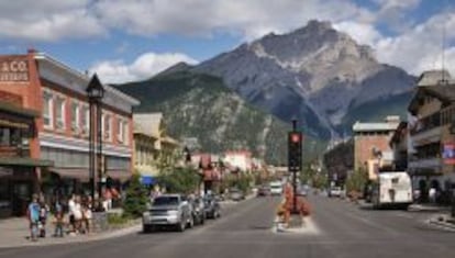 Banff es la ciudad más importante del recorrido.