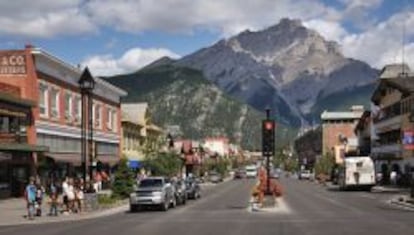 Banff es la ciudad más importante del recorrido.