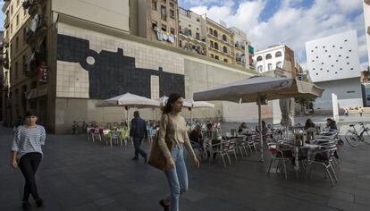 Espacio que el Ayuntamiento ofrece al Macba para construir un nuevo edificio.