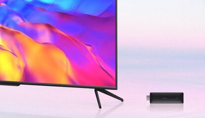 Diseño del  Realme 4K Smart Google TV Stick.