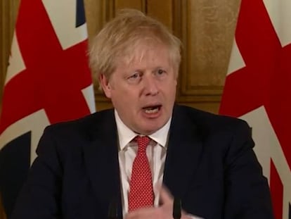 Boris Johnson, primer ministro británico.