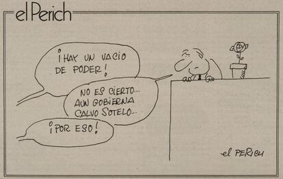 Viñeta de el Perich para 'El Periódico', 1982