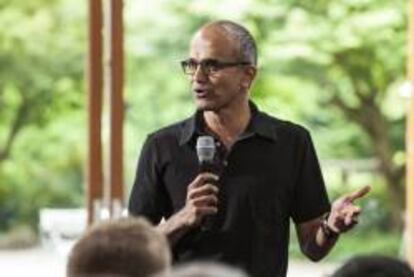 Satya Nadella, vicepresidente de Empresas y Cloud de Microsoft.