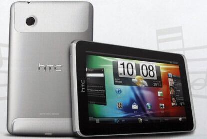 Teléfono de HTC equipado con Android.