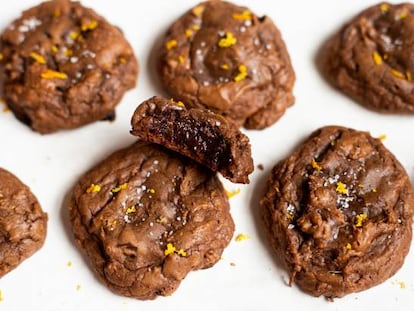 Galletas de chocolate y cítricos