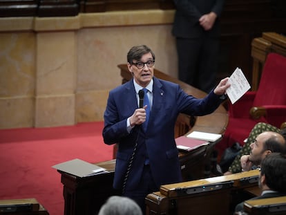 Salvador Illa hace balance del curso político en medio de las críticas por las inversiones y el apoyo a la Roja