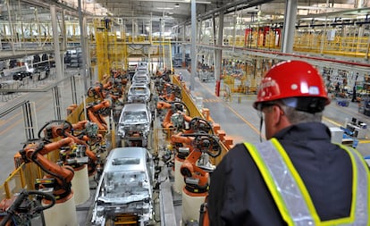 Una planta de montaje de Ford en Chongqing (China).