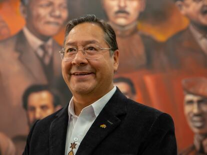 Luis Arce Catacora en la Casa Grande del Pueblo, en La Paz (Bolivia), el 29 de junio 2024.
