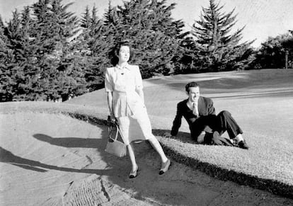 Retrato de Antonio Bonet y su esposa en Punta Ballena (Uruguay). |