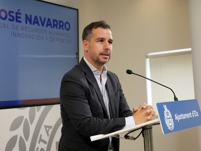 El concejal del PP, José Navarro, en una imagen de archivo.