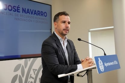 El concejal del PP, José Navarro, en una imagen de archivo