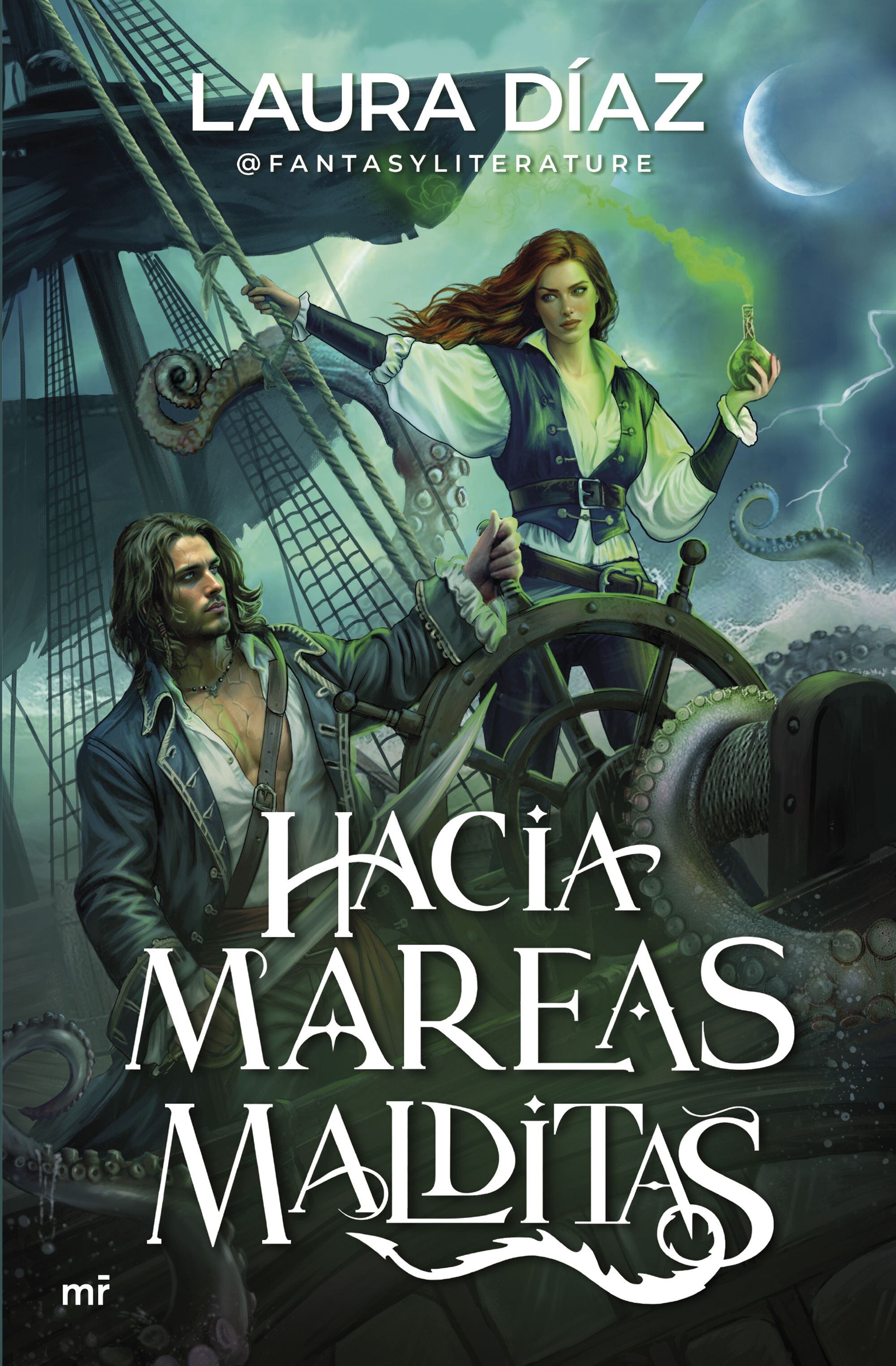 Portada de 'Hacia mareas malditas', de Laura Díaz