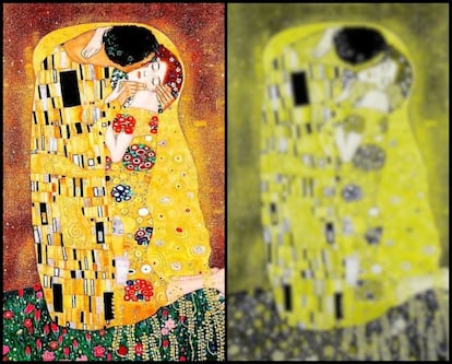 'O beijo', de Klimt.