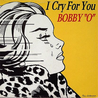 Portada del disco 'I cry for you' (1983), de Bobby O, por Roy Lichtenstein.