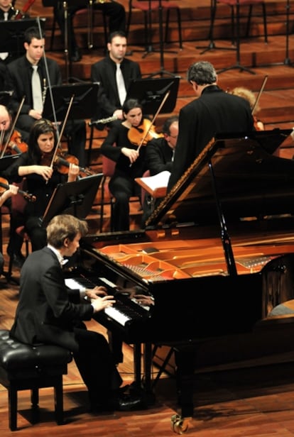 Denis Zhdanov, ganador del Concurso Maria Canals, en la prueba final.