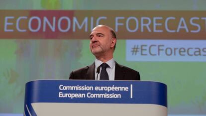 El comisario europeo de Asuntos Ecómicos, Pierre Moscovici.