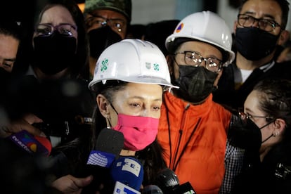 Claudia Sheinbaum luego del accidente del accidente de la Línea 12 en la estación Olivos.