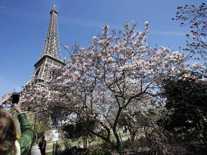 La torre Eiffel, uno de los símbolos de París