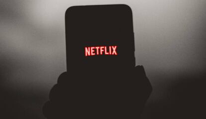 Netflix en un dispositivo móvil.