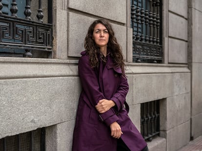 La filósofa Ana Carrasco-Conde, en Madrid este 2 de noviembre.