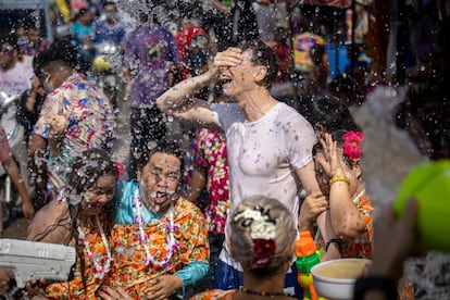 Fiesta de Songkran en Tailandia