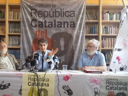 Arcadi Oliveres i Teresa Forcades, aquest diumenge a Terrassa.