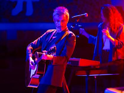 Xoel Lopez en su concierto en el Palau de la Música.