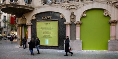 La casa Lle&oacute; i Morera, de Llu&iacute;s Dom&egrave;nech i Montaner, situada en el Paseo de Gr&aacute;cia de Barcelona.