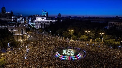 Desfile del Orgullo en Madrid.