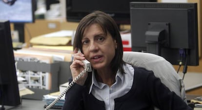 La periodista Anabel Díez en una foto de archivo. 
