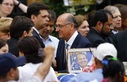 O governador de São Paulo, Geraldo Alckmin, compareceu ao evento.