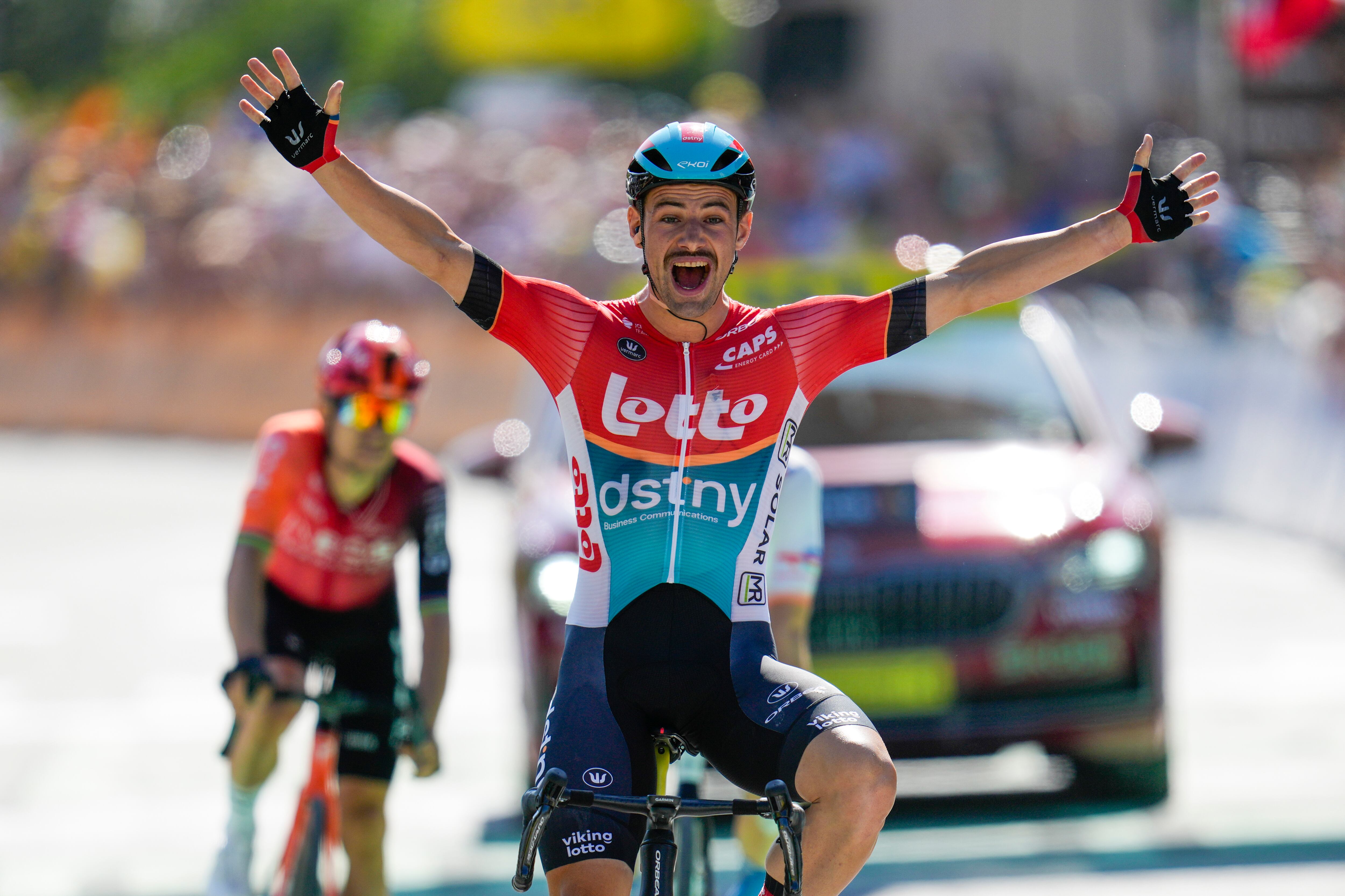 El belga Campenaerts lleva a buen puerto la escapada en Barcelonnette en el Tour de Francia