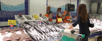 Interior de un establecimiento de Mercadona.