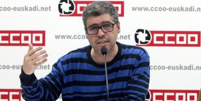Unai Sordo este miércoles en Bilbao.