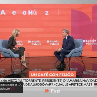Preguntan a Feijóo por Santiago Segura y Almodóvar y tiene que intervenir Susanna Griso por su respuesta