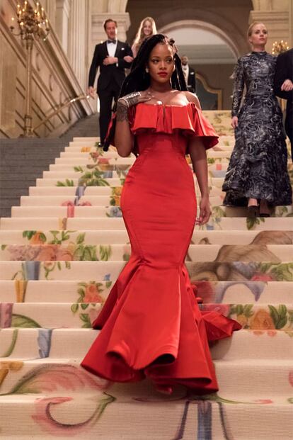 La reina absoluta de la alfombra roja del Met en el mundo real utilizará un vestido rojo de Zac Posen en su aparición estelar la noche de la gala.