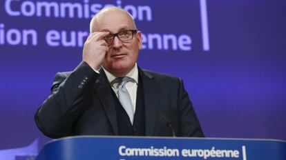 Frans Timmermans, vicepresidente primero de la Comisión Europea.