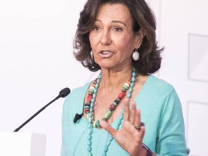 Ana Botín, presidenta de Banco Santander.