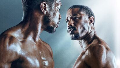 Jonathan Majors y Michael B. Jordan, en 'Creed III'.