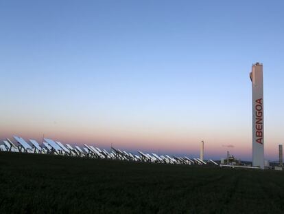 Planta solar de Abengoa. 