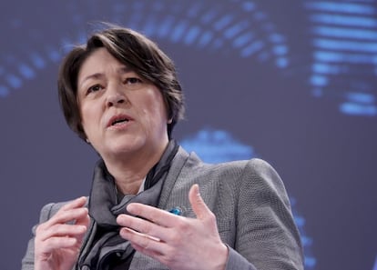 La comisaria europea de Transporte Violeta Bulc.