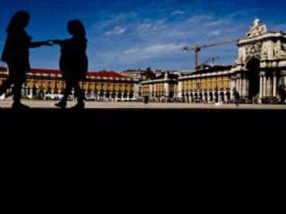 Plaza "Terreiro do Paco" de Lisboa, Portugal. EFE/Archivo
