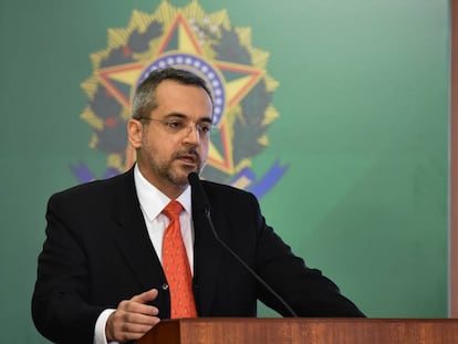 Cerimônia de posse do ministro da Educação, Abraham Weintraub.