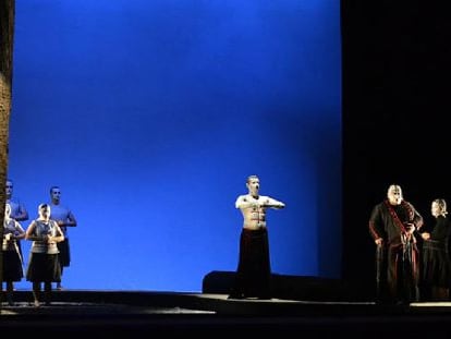 Representación en Manaos (Brasil) de la ópera de Wagner 'Parsifal'.