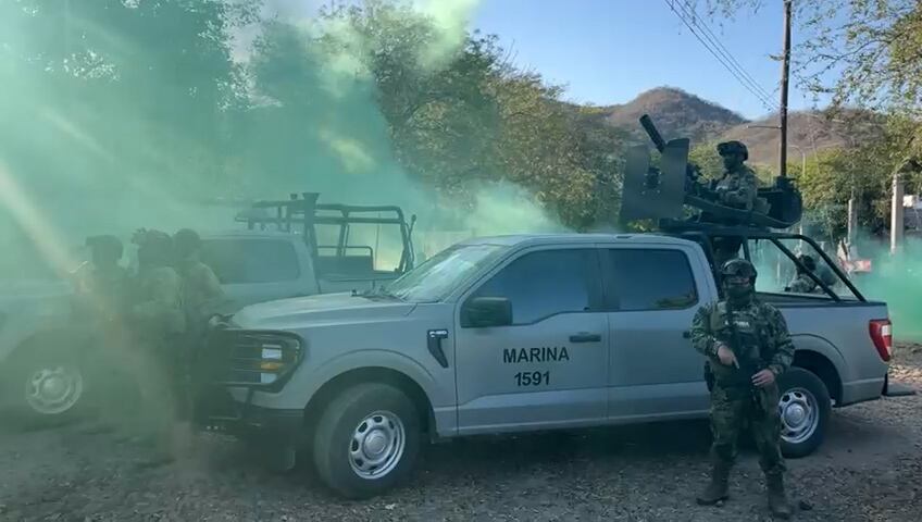 Un enfrentamiento entre la Armada y presuntos criminales deja 11 muertos en Sinaloa