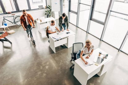 Autónomos en un coworking