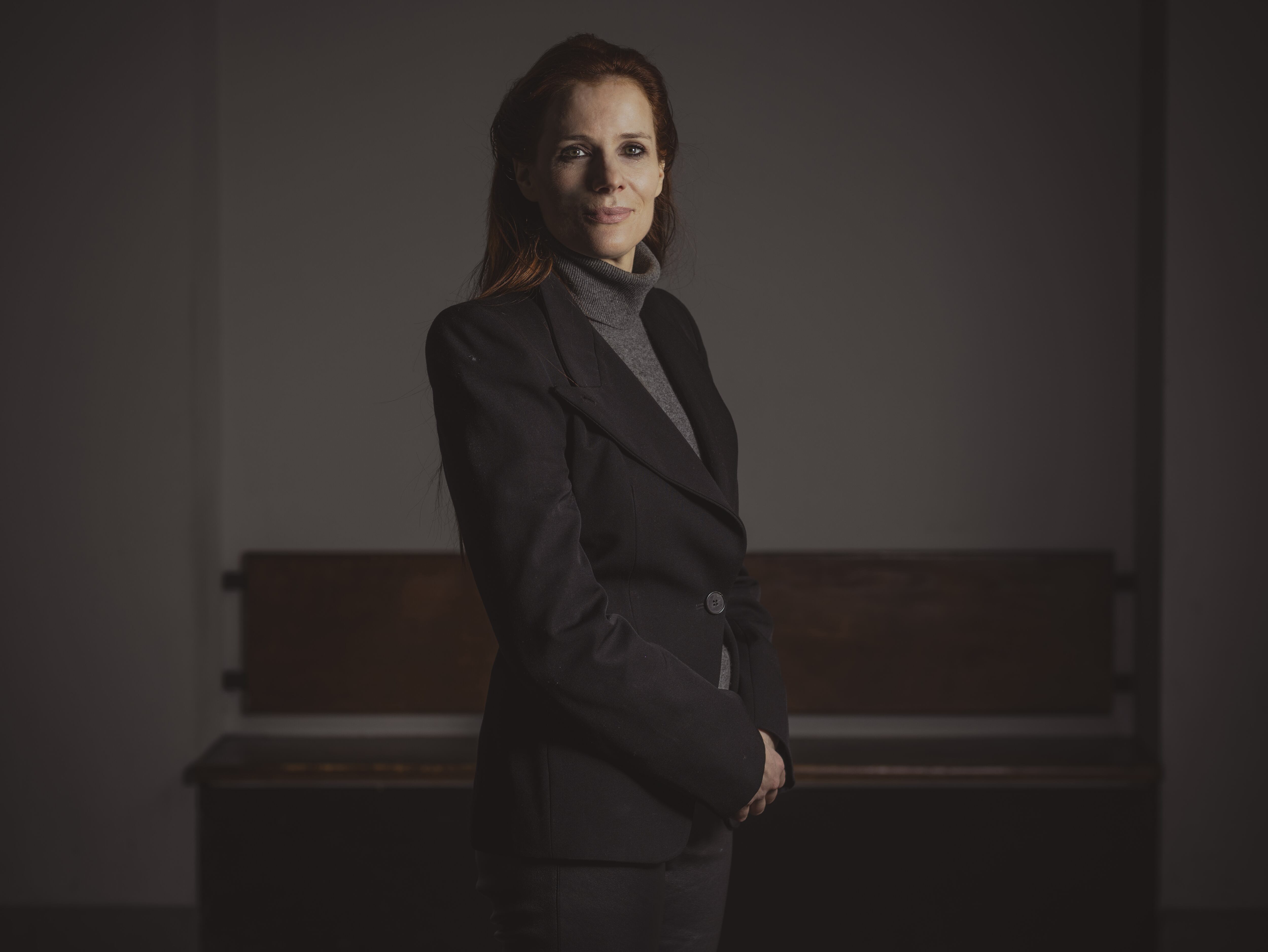 La politóloga Florence Gaub, directora de investigación del Colegio de Defensa de la OTAN, el 20 de febrero en París.